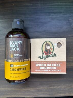 Sandalwood 2-in-1 + DR.Squatch soap